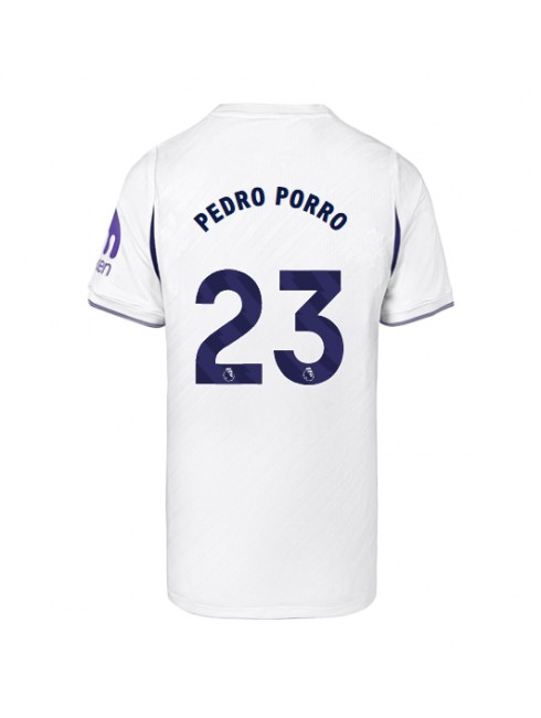 Moški Nogometna dresi replika Tottenham Hotspur Pedro Porro #23 Domači 2026-27 Kratek rokav Moški Nogometna dresi replika Tottenham Hotspur Pedro Porro #23 Domači 2026-27 Kratek rokav
